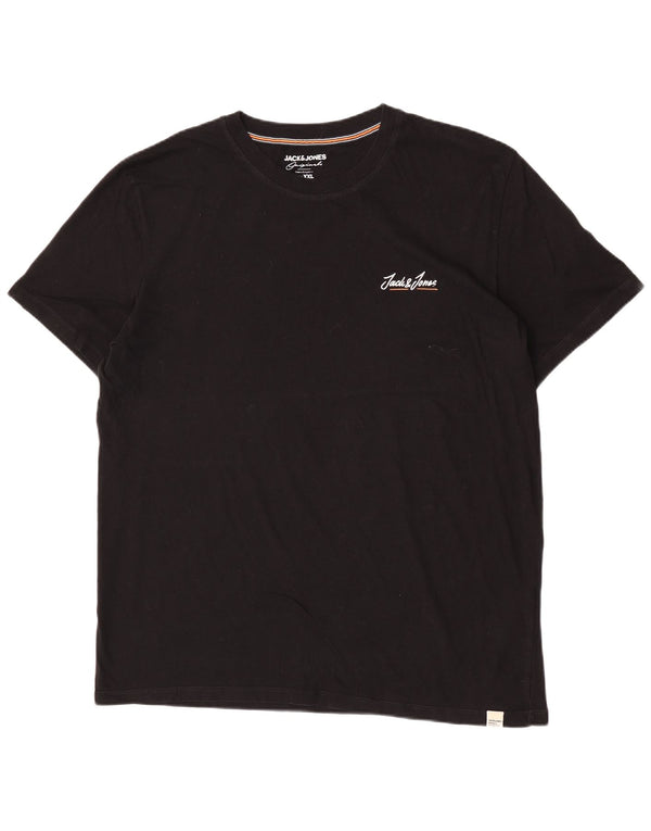 Tricou Jack & Jones pentru bărbați Top 2XL bumbac negru