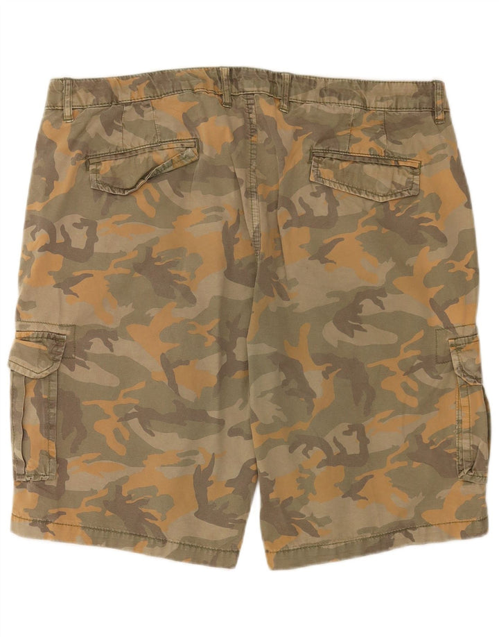 Pantaloni scurți cargo pentru bărbați Carrera W38 XL kaki camuflaj