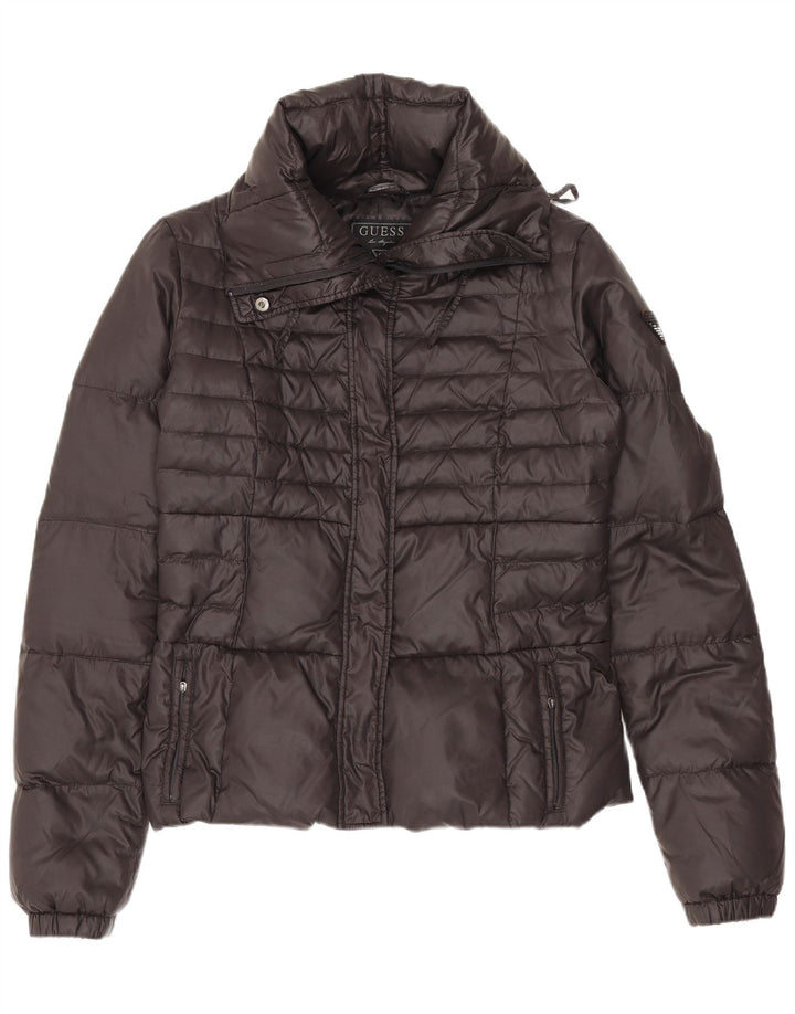 Jachetă căptușită pentru femei Guess UK 8 Small Nylon negru