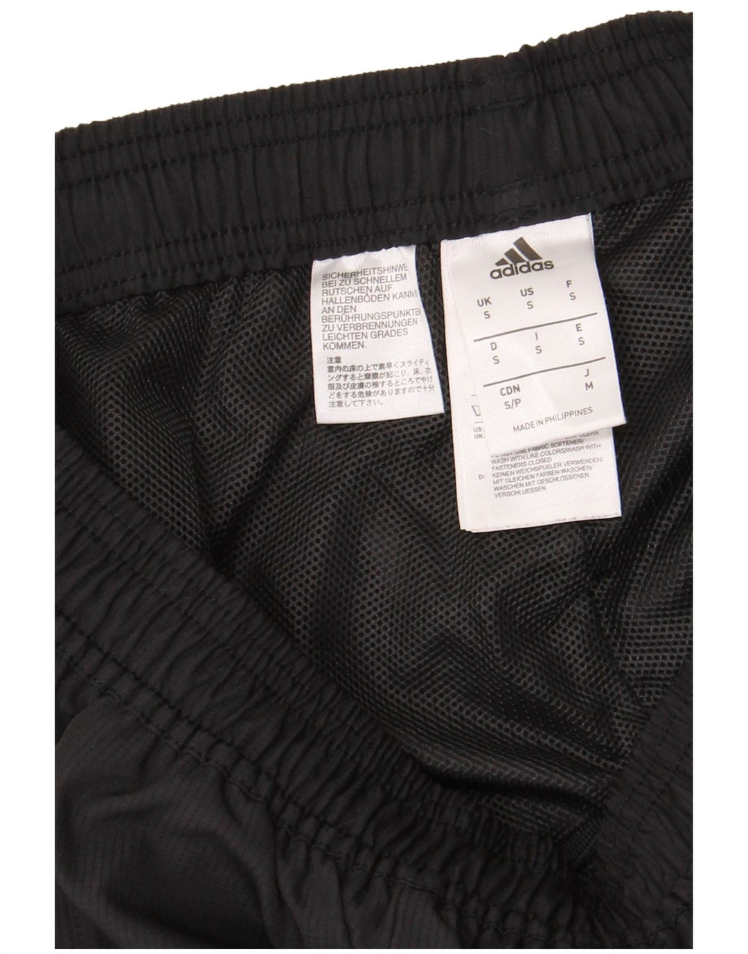 Pantaloni de trening Adidas Climalite pentru bărbați, poliester negru mic