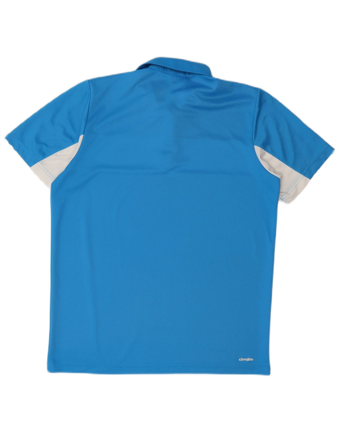 Tricou polo Adidas Climalite pentru bărbați, mare, albastru, poliester