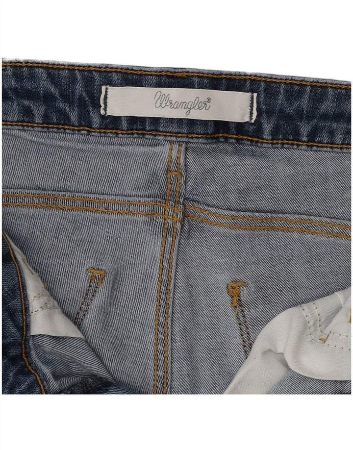 Blugi drepti pentru femei Wrangler W30 L29 Albastru