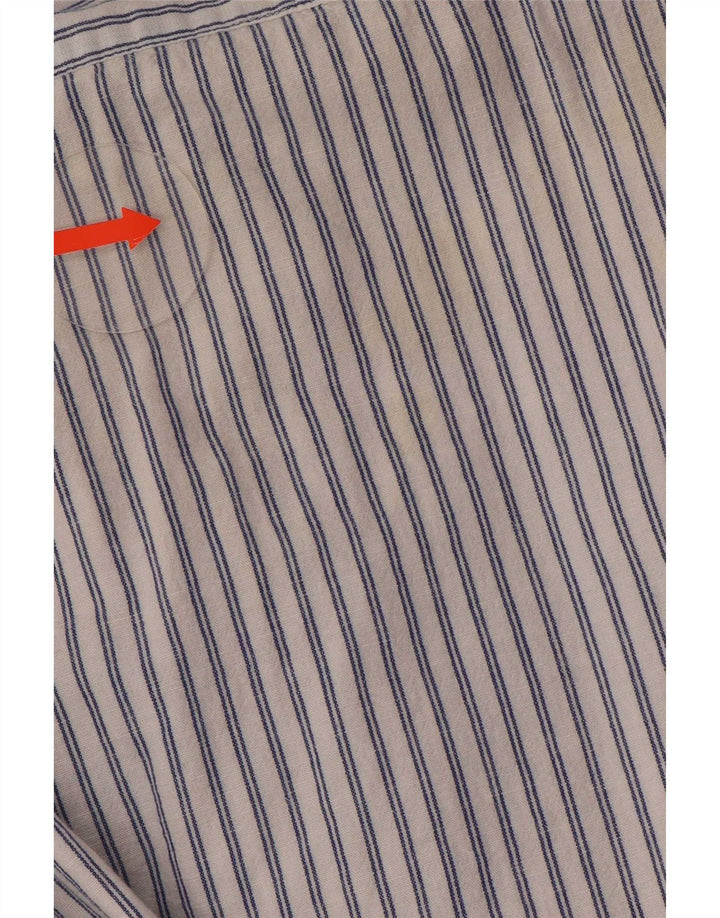 Cămașă pentru bărbați Pull & Bear Bumbac cu dungi albastre mici