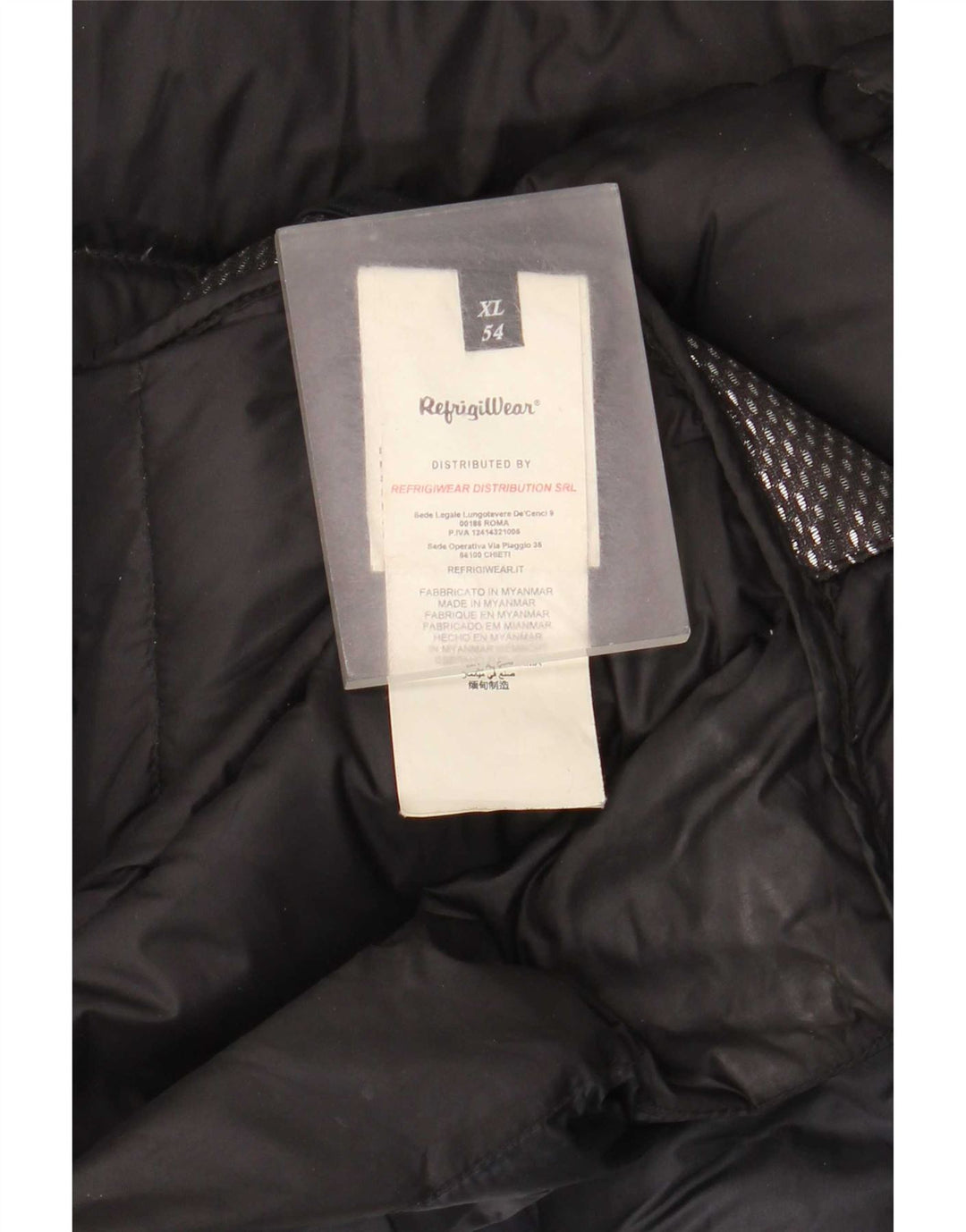 Jachetă căptușită pentru bărbați Refrigiwear IT 54 XL Bleumarin Poliamidă