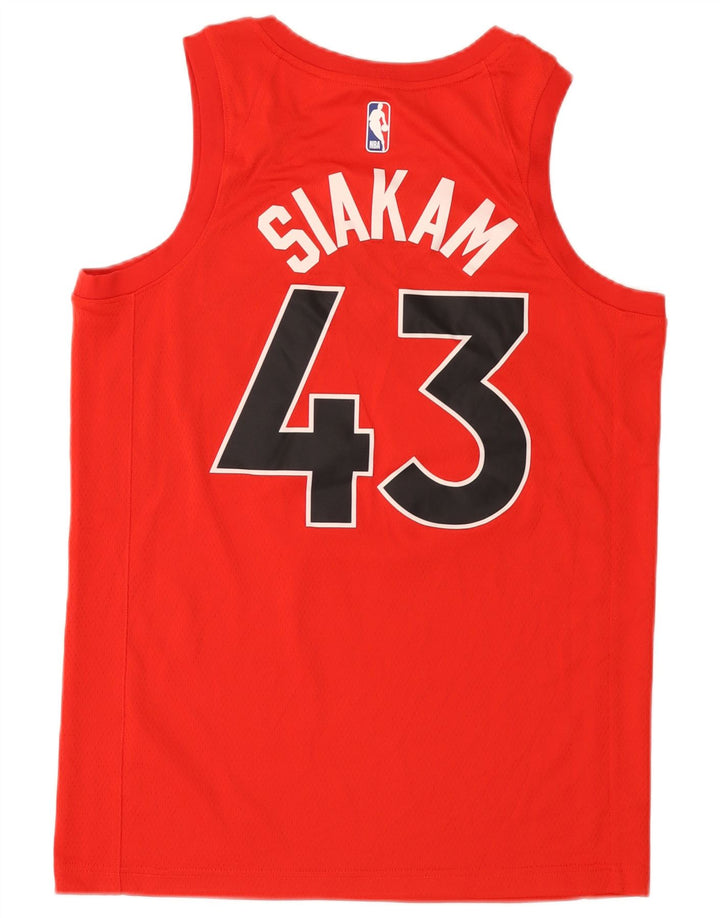 Top cu vestă grafică Nike Toronto Raptors pentru bărbați, roșu mediu, poliester