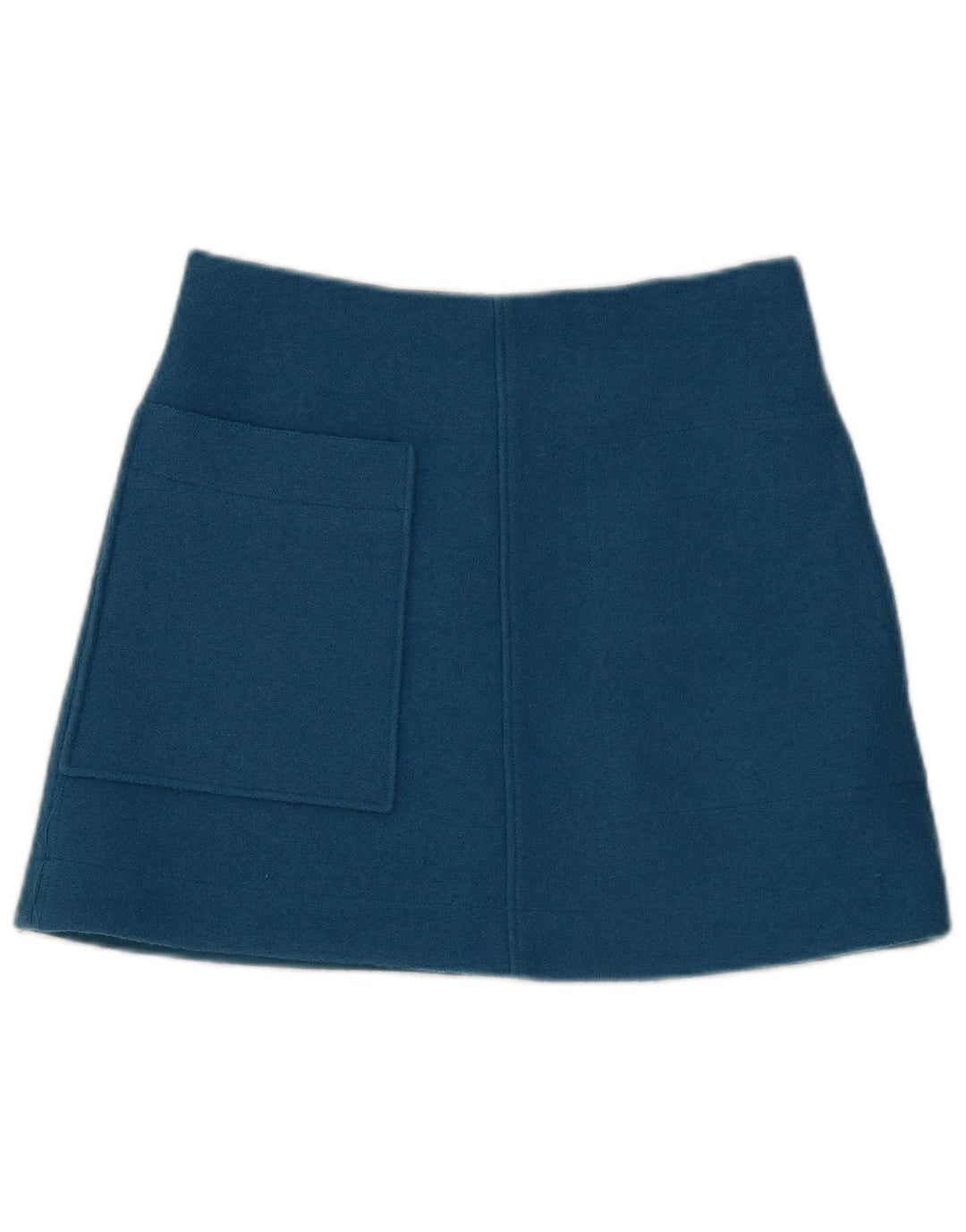 Fusta Mini Cos Femei EU 34 XS W30 Lână Albastră