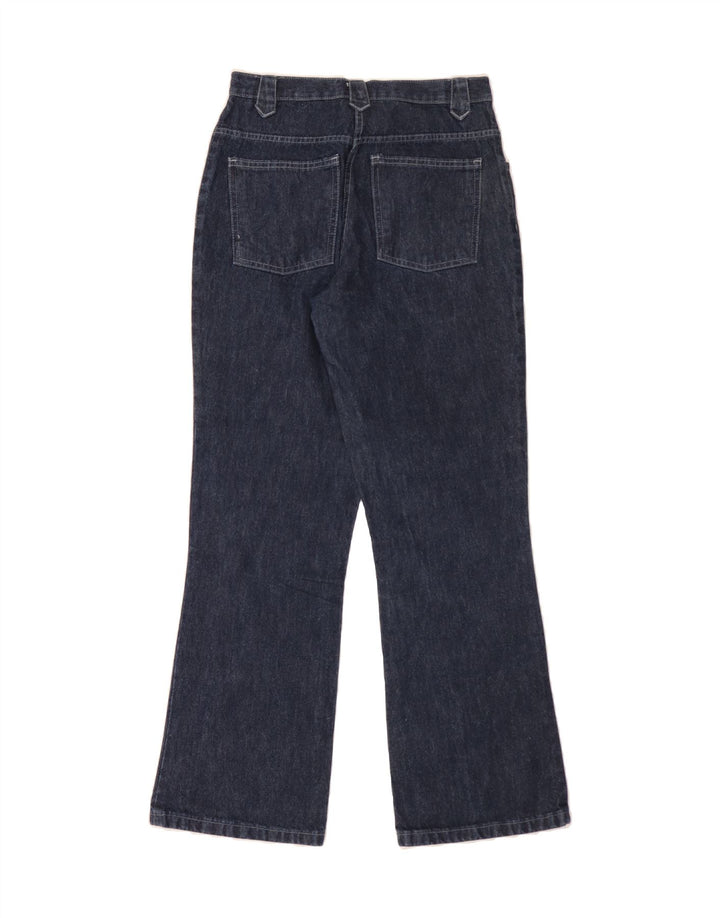 VINTAGE Womens Bootcut Jeans EU 40 Medium W30 L30 Navy Blue Cotton Vintage Vintage and Second-Hand Vintage from Messina Hembry 