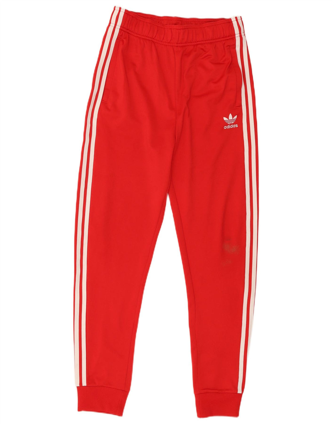 Adidas Băieți Pantaloni Trening Pantaloni Joggeri 14-15 Ani Poliester Roșu