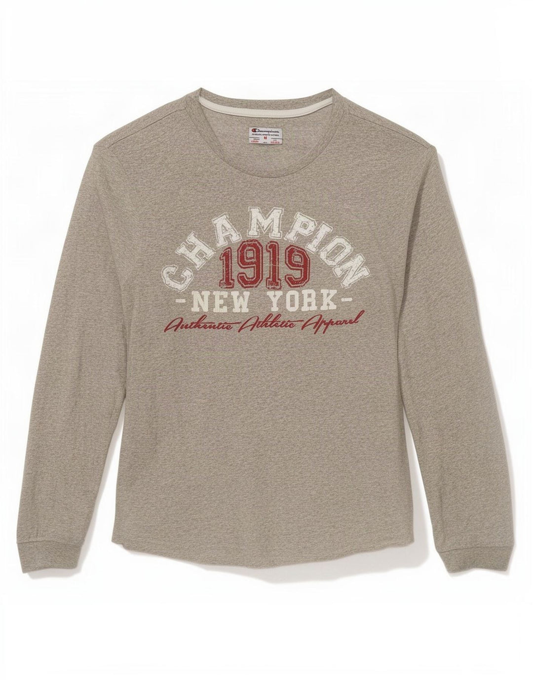Tricou grafic Champion pentru băieți Top 9-10 ani, mediu gri cu pete