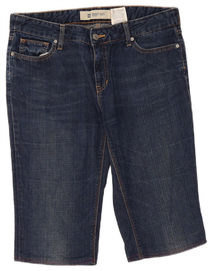 Pantaloni scurți din denim pentru femei Gap W30, bumbac albastru mediu