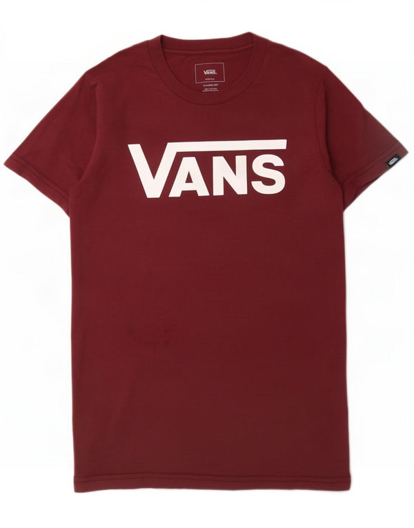 Tricou grafic Vans Classic Fit Top XS Bumbac Burgundy