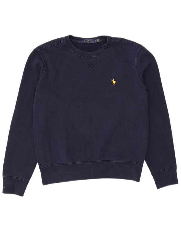 Pulover supradimensionat pentru femei Polo Ralph Lauren UK 6 XS bleumarin