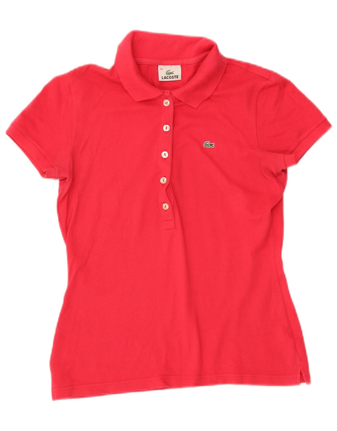 Tricou polo pentru femei LACOSTE Mărimea 40 Roz mediu