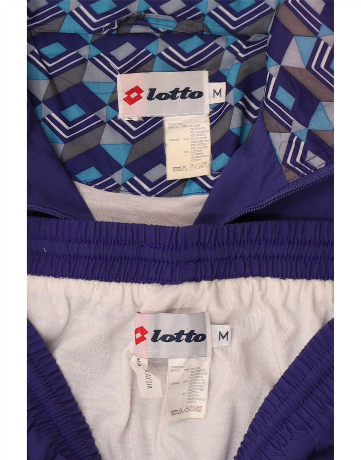 Trening complet pentru bărbați Lotto, albastru mediu, nailon color bloc