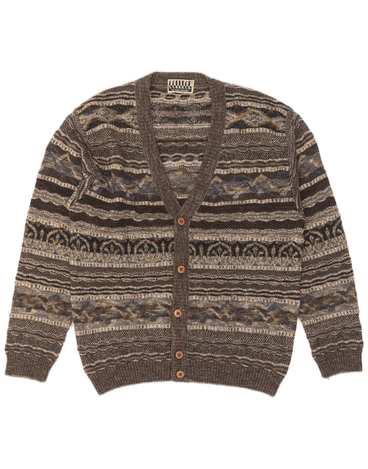 Marcazzani Pulover Cardigan Bărbați IT 50 Medium Gri Retro