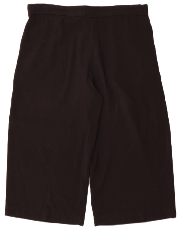 Pantaloni Capri de damă Trafaluc cu picioare largi Zara L30 L22 Poliester negru