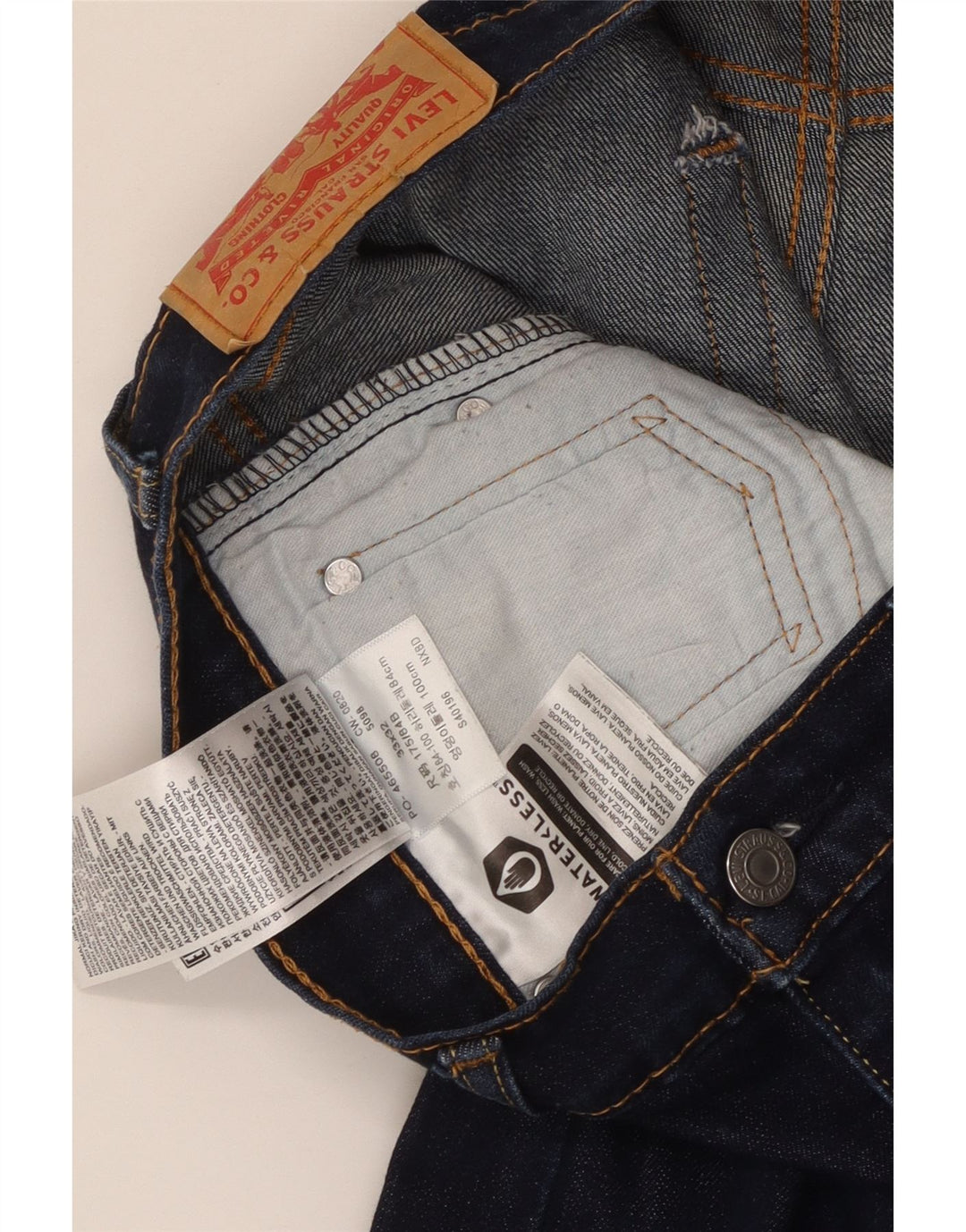 Blugi skinny 510 pentru bărbați LEVI'S W33 L32 bumbac bleumarin