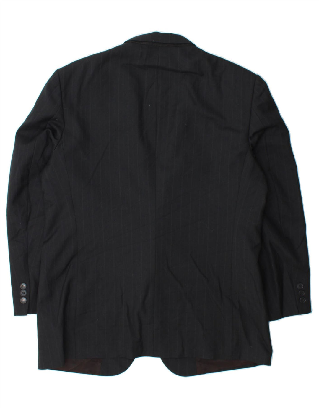 PIERRE CARDIN Mens 2 Button Blazer Jacket UK 38 Medium Grey Pinstripe Vintage Pierre Cardin and Second-Hand Pierre Cardin from Messina Hembry 