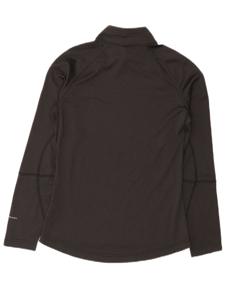 Top de trening The North Face pentru femei, cu fermoar și gât, cu pulover UK 10 Small Black