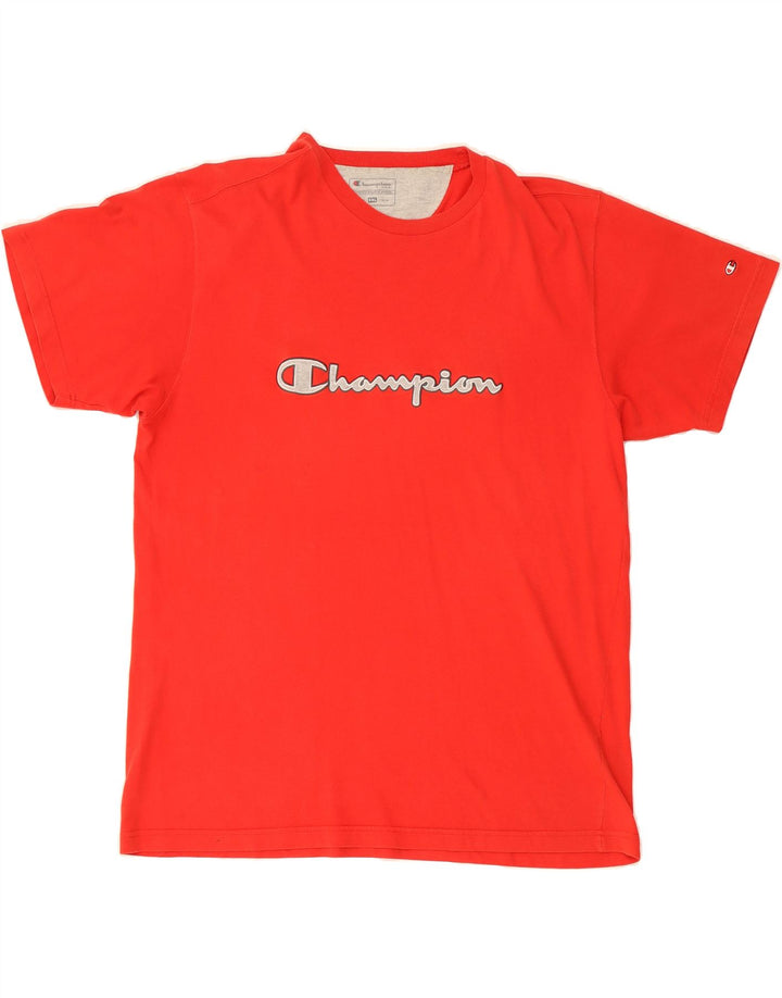CHAMPION Mens Graphic T-Shirt Top 2XL Red Cotton Vintage Champion and Second-Hand Champion from Messina Hembry 