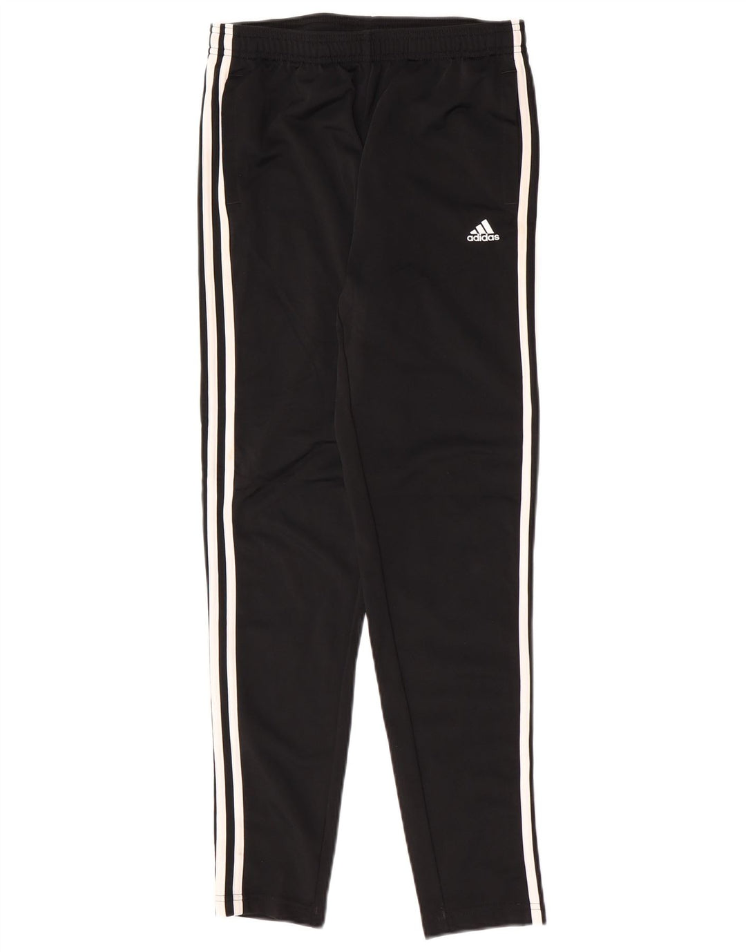 Pantaloni de trening Adidas Slim Fit pentru baieti 13-14 ani poliester negru