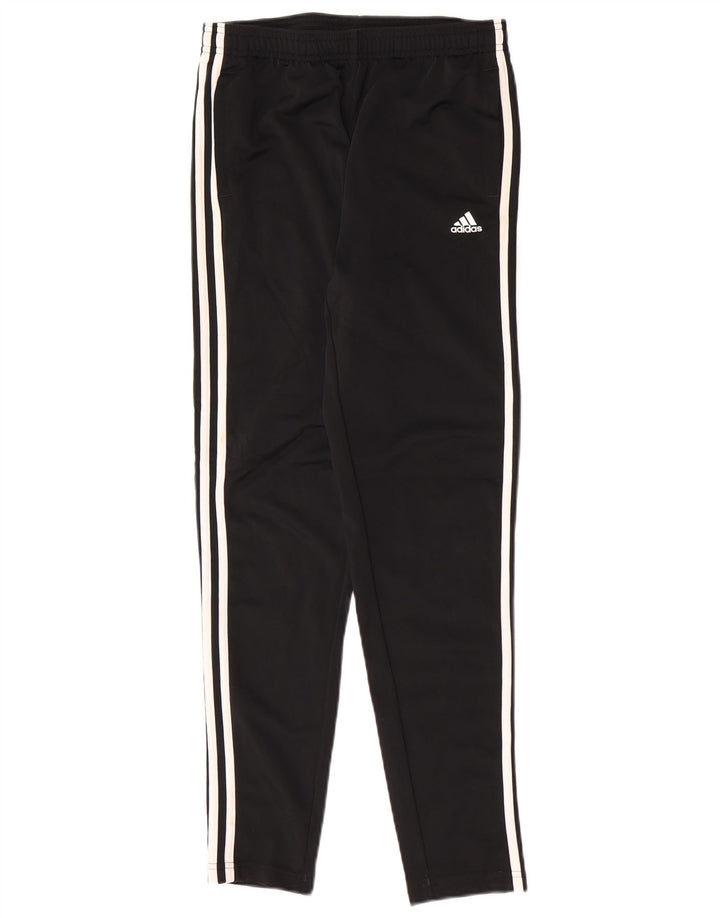 Pantaloni de trening Adidas Slim Fit pentru baieti 13-14 ani poliester negru