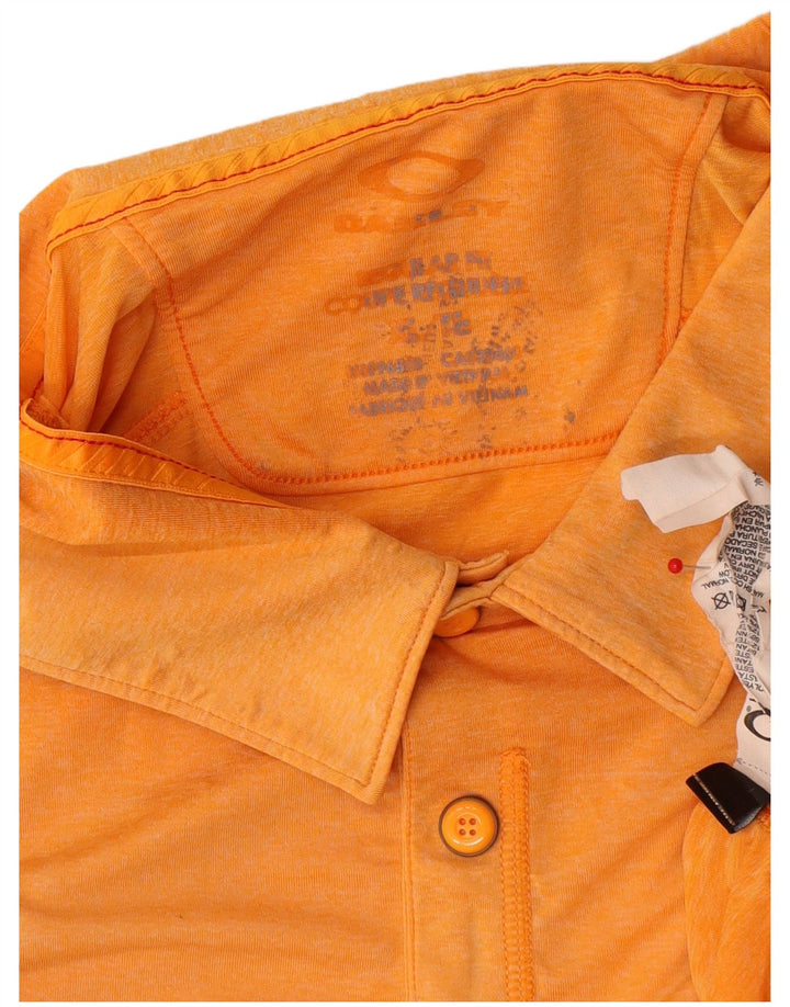 Tricou polo Oakley pentru bărbați, poliester portocaliu 2XL