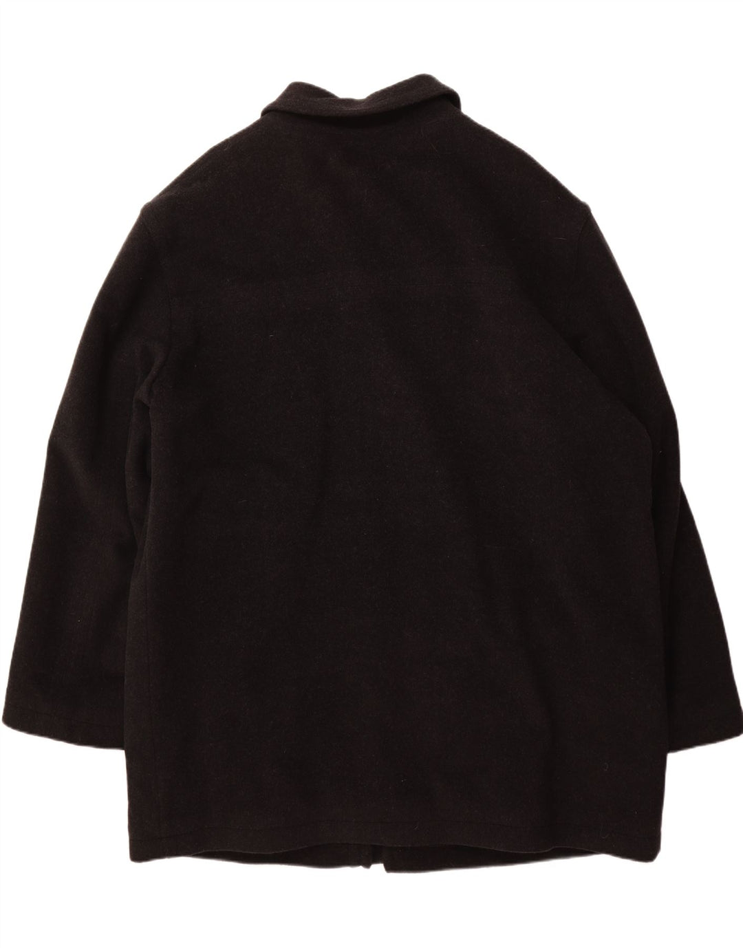 DOUGLAS Mens Overcoat UK 46 3XL Grey Wool