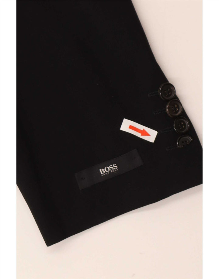 Jachetă blazer pentru bărbați Hugo Boss cu 3 nasturi EU 52 XL Negru