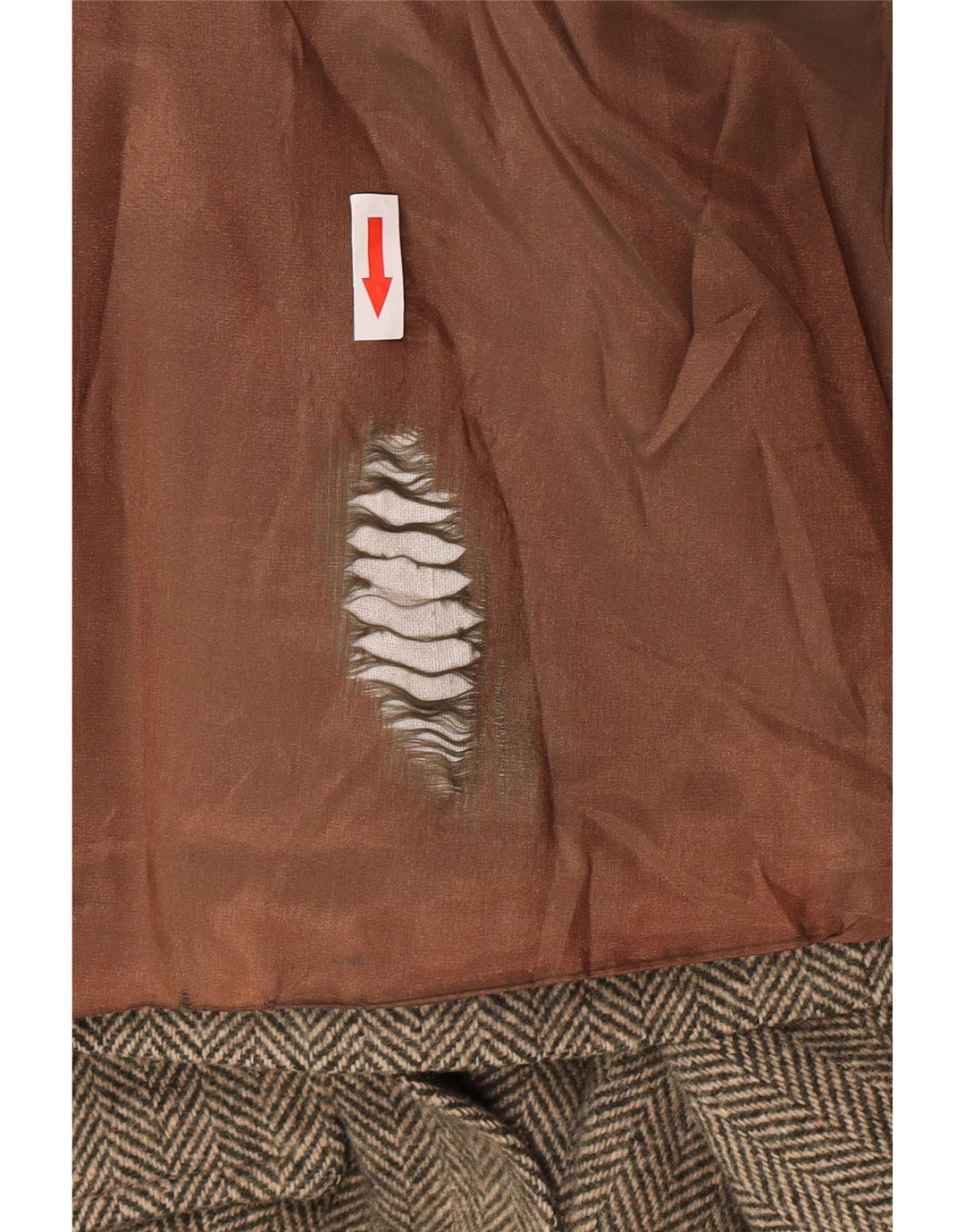 Blazer vintage pentru femei UK 12 Medium Green Herringbone Classic