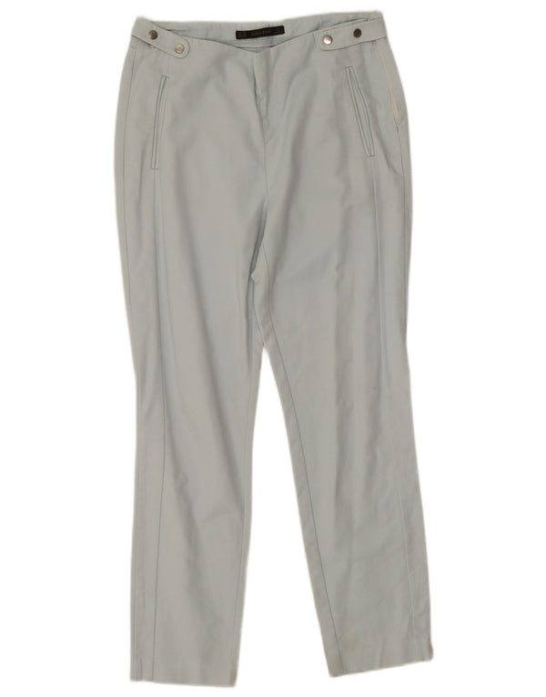Pantaloni casual slim pentru femei Zara EU 38 Mici L28 L25 Albastru