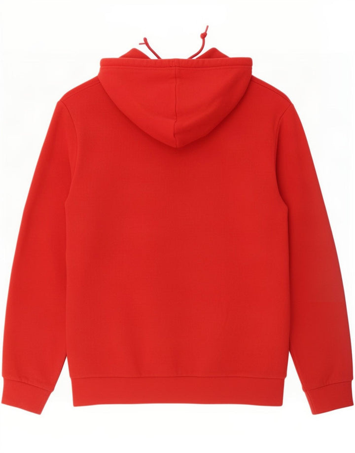 Pulover Adidas pentru bărbați, bumbac roșu mediu