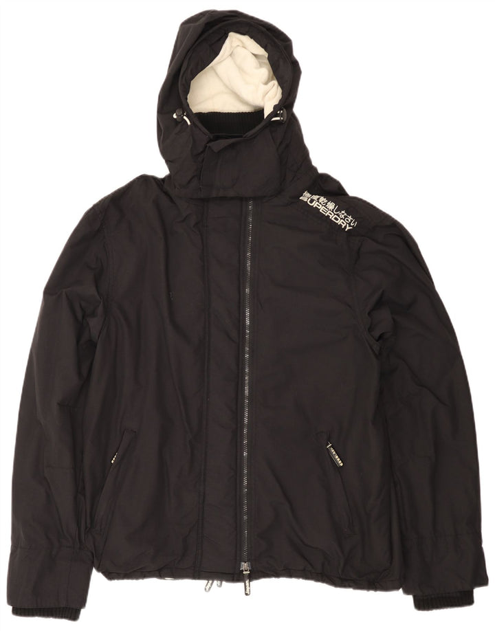 SUPERDRY Jachetă Windbreaker pentru femei The Windcheater cu glugă UK 20 2XL Negru