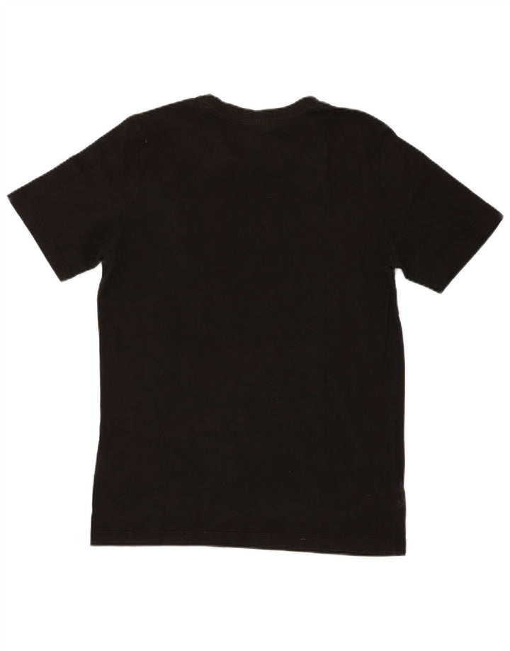 PUMA Mens Graphic T-Shirt Top Medium Black Cotton