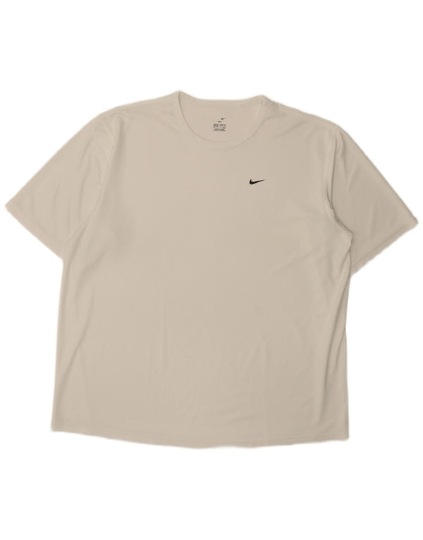 Tricou pentru bărbați Nike Dri Fit Top 2XL alb