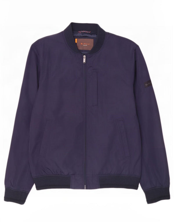 Jachetă bomber pentru bărbați Ben Sherman UK 40 mare, albastru, poliester