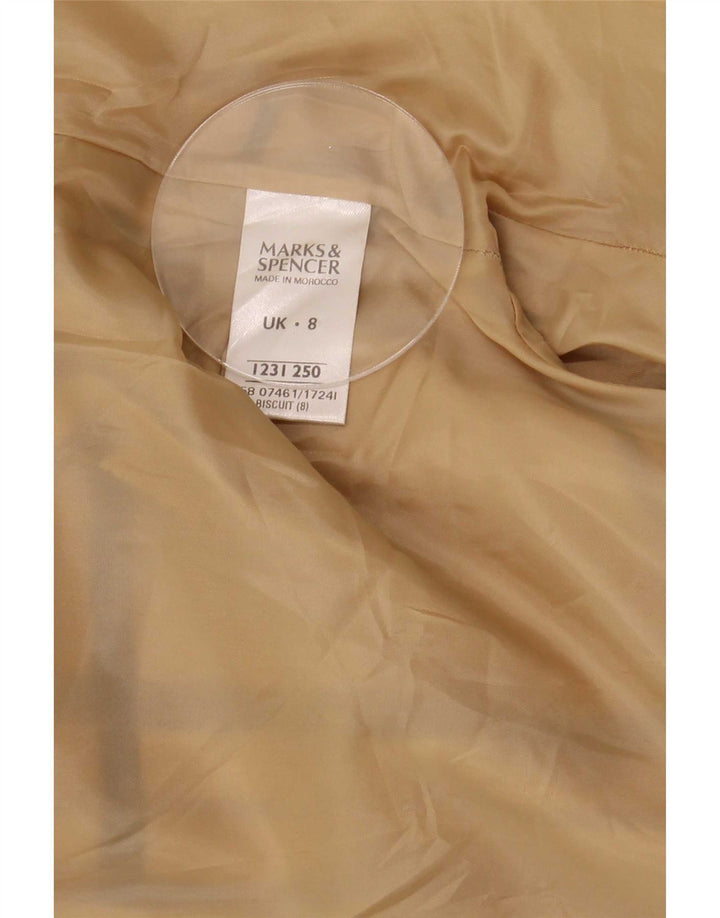 Pardesiu pentru femei Marks & Spencer UK 8 mic, bej, din poliester