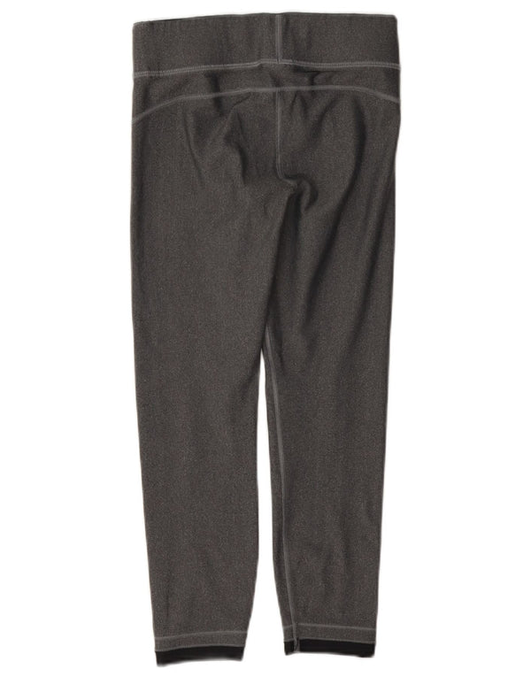 Leggings crop pentru femei Under Armour UK 4 XS poliester gri
