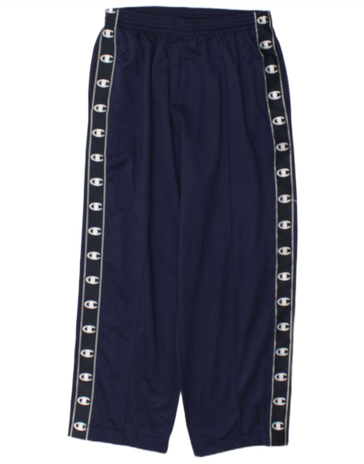 Pantaloni de trening grafic pentru bărbați Champion, mari, poliester, albastru