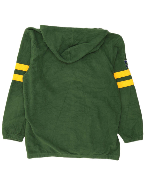 Pulover NFL pentru bărbați Green Bay Packers Fleece, cu fermoar, XL, verde, colorblock