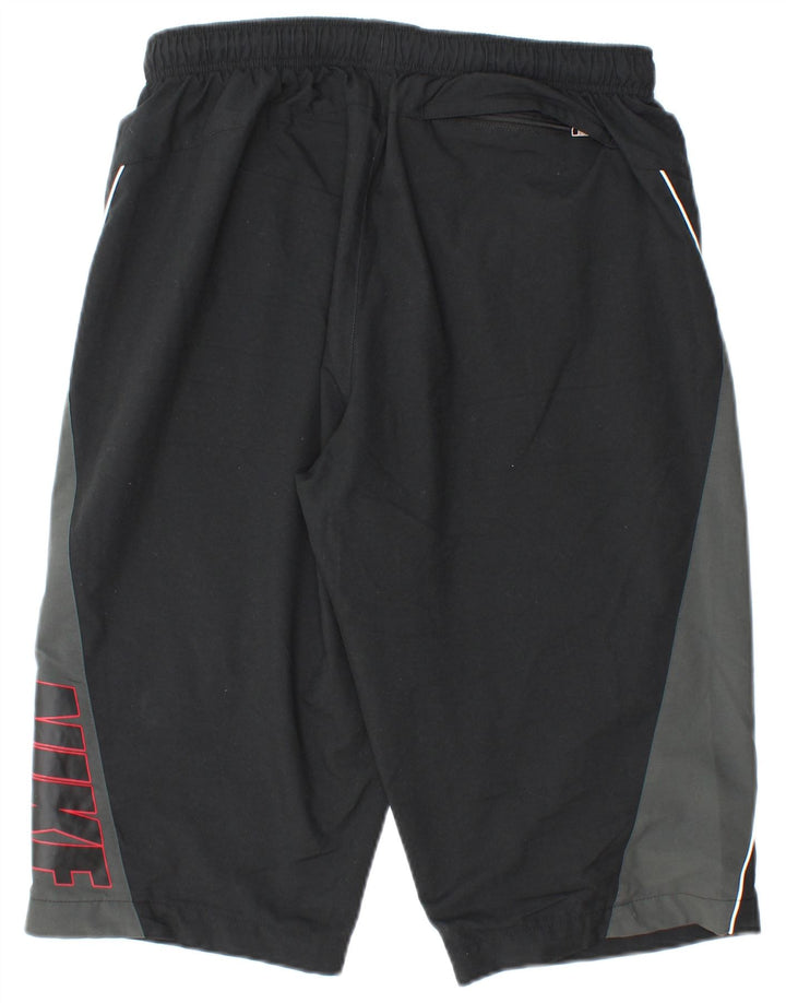 Pantaloni scurți sport pentru bărbați Nike Graphic Bermuda, mediu negru, poliester color bloc