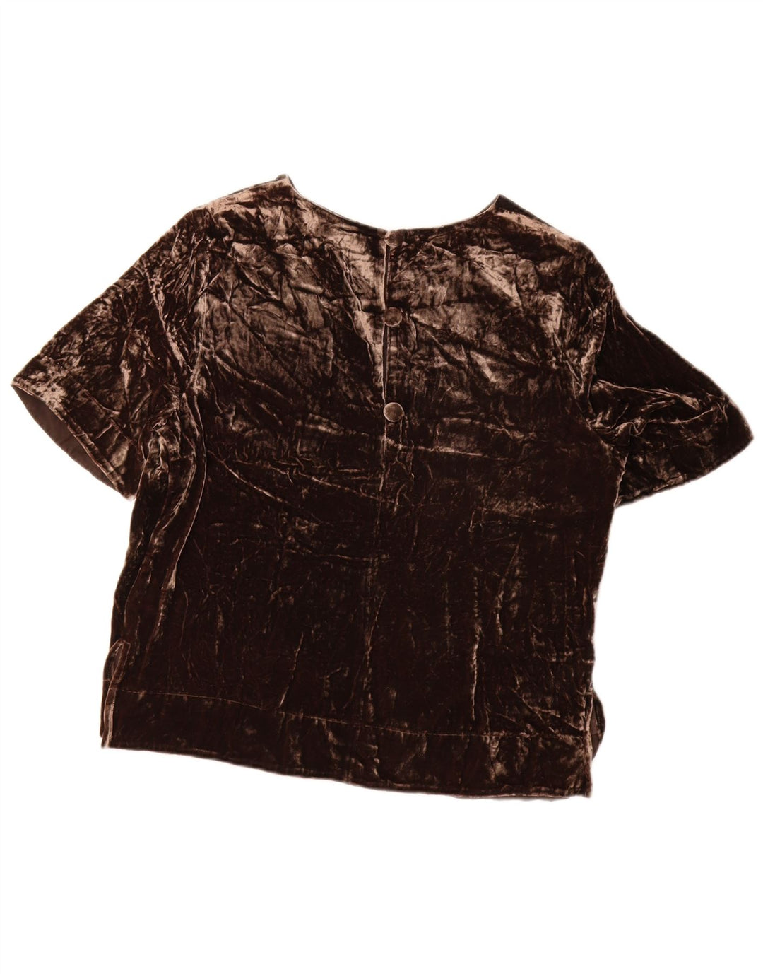 Bluză pentru femei Marks & Spencer Autograph Velour Top UK 10 Small Brown