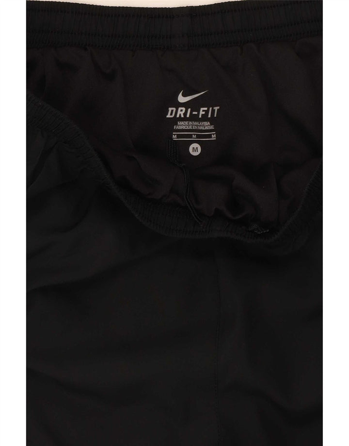Pantaloni scurți sport Nike Dri Fit pentru femei UK 14 Poliester mediu negru