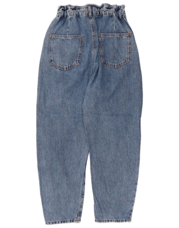 Blugi conici pentru femei cu talie înaltă Zara EU 34 2XS L24 L24 Bumbac albastru