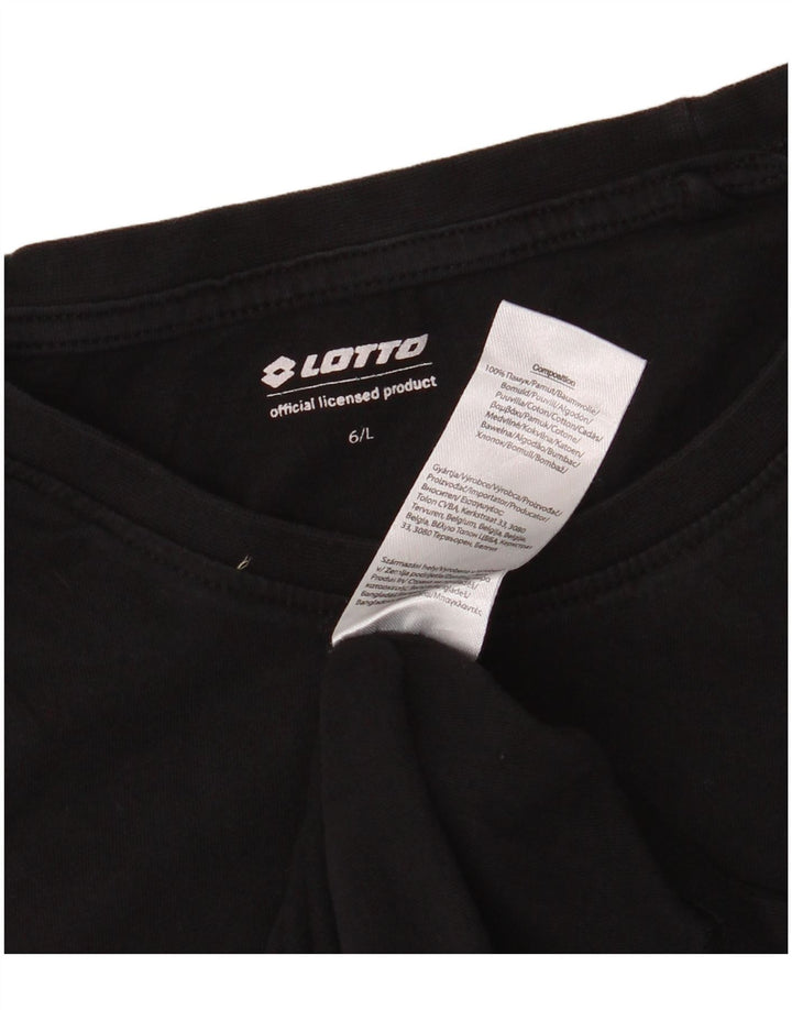 LOTTO Tricou pentru femei Top UK 16 Large Black Bumbac