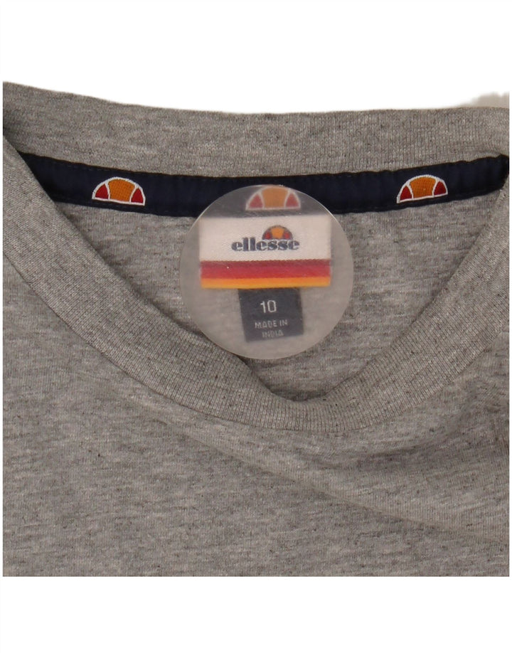 Tricou cu grafic supradimensionat pentru femei Ellesse Top UK 10 Small Gri