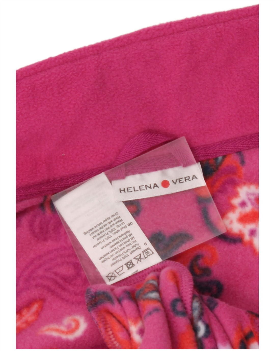 Jachetă pentru femei VINTAGE din lână IT 46, mare, roz, cu flori din poliester