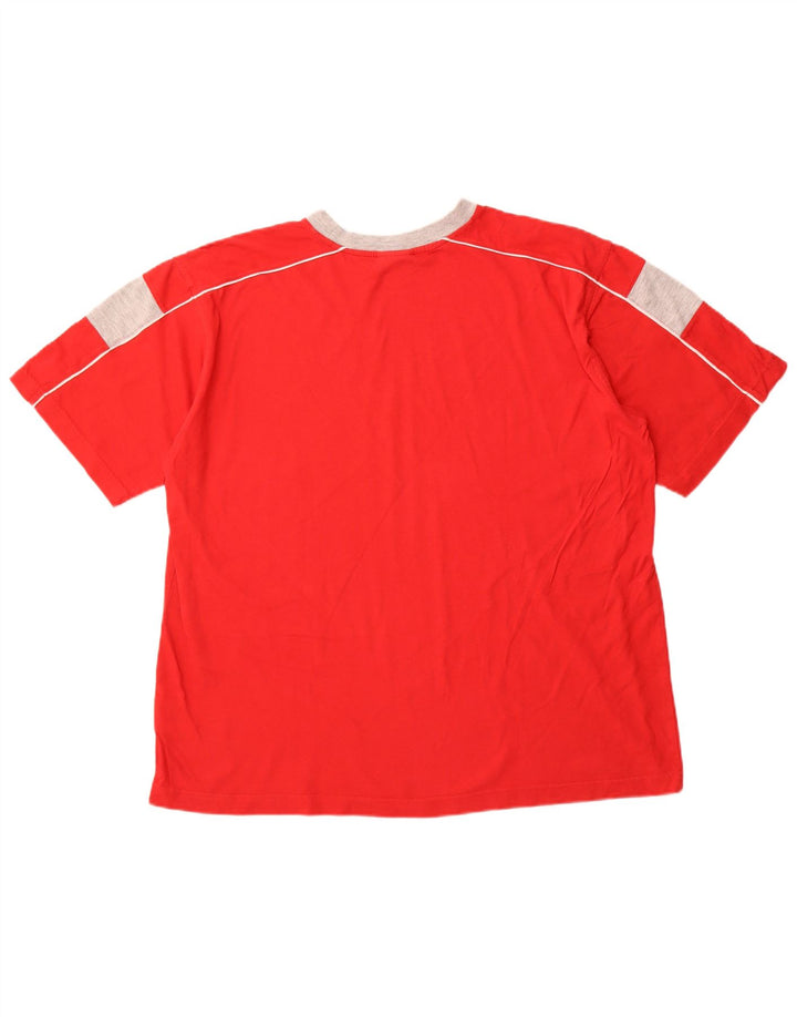 Tricou pentru bărbați REEBOK Top XL, roșu, bumbac color bloc