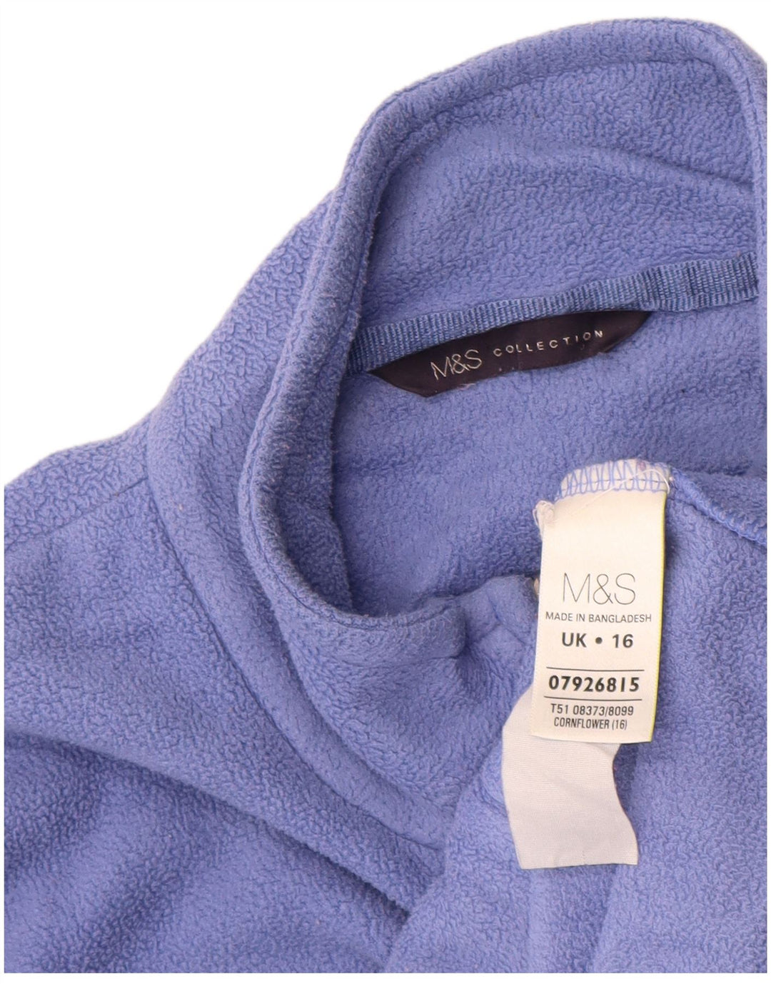 Jachetă fleece pentru femei Marks & Spencer UK 16 Poliester violet mare
