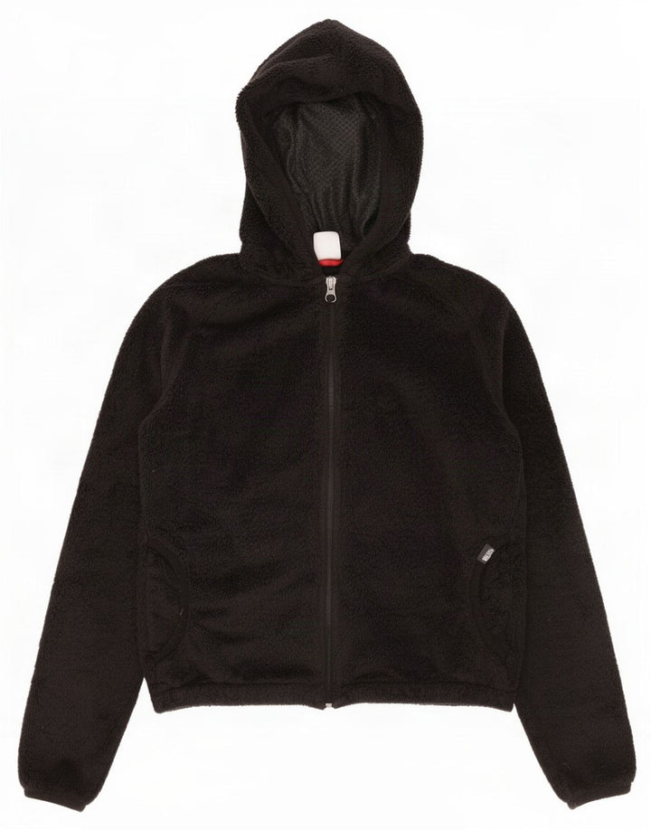 Jachetă polară cu glugă The North Face pentru femei UK 10, poliester negru mic
